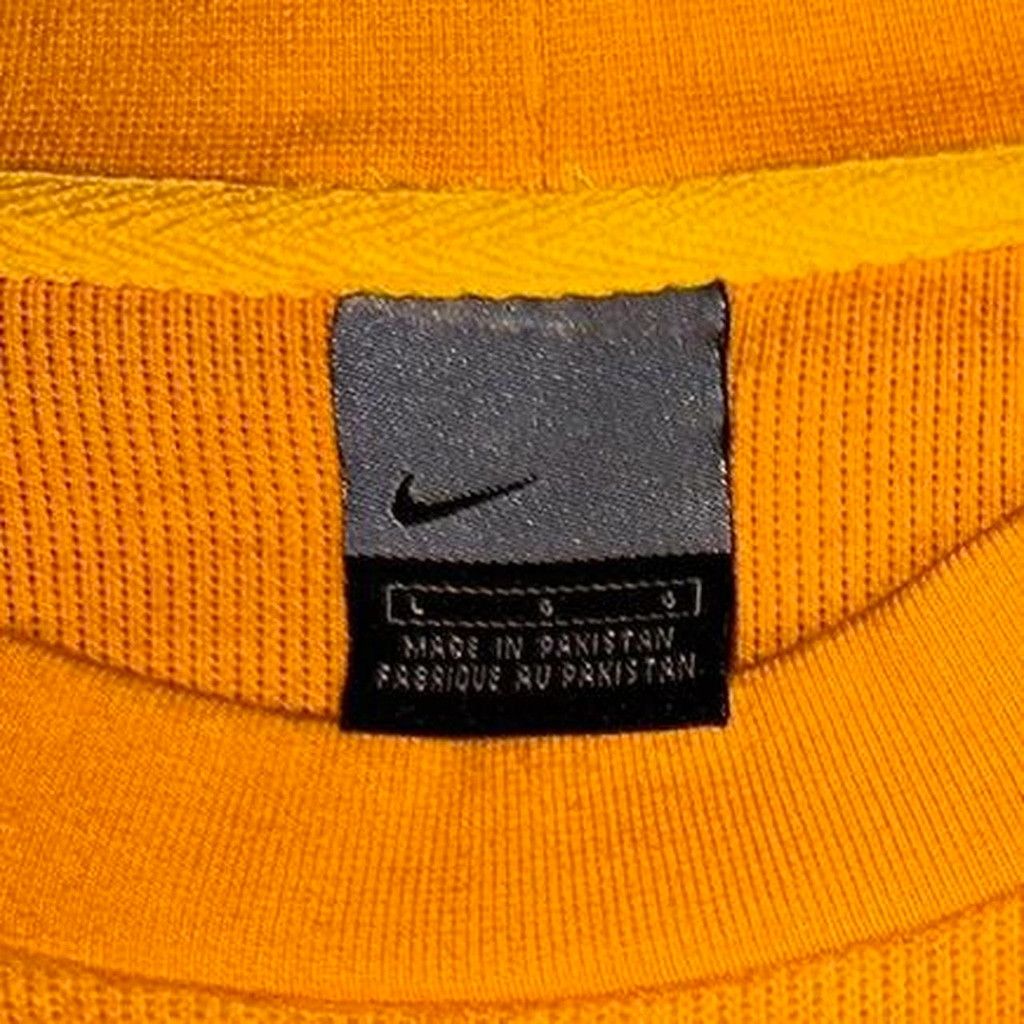 Nike Vintage Nike Y2K Yellow Crewneck Size US L / EU 52-54 / 3 - 2 Thumbnail