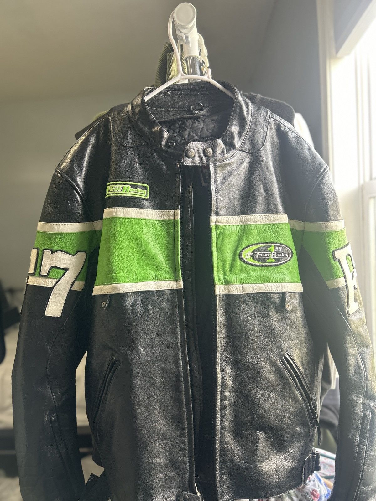 Other First Racing Men’s motorcycle leather jacket Size US XXL / EU 58 / 5 - 2 Thumbnail