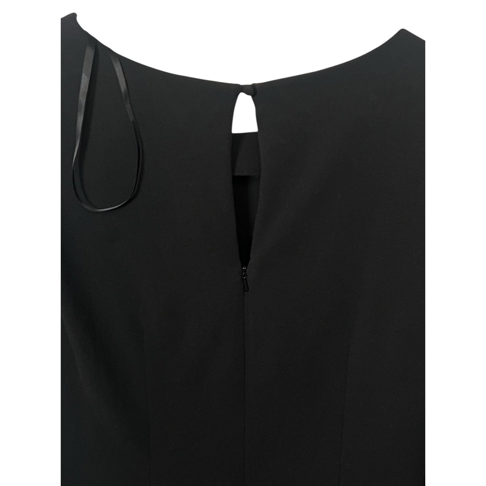 Laundry by Shelli Segal Laundry by Shelli Segal Black Midi Dress with Zipper Size 10 Size L / US 10 / IT 46 - 12 Thumbnail