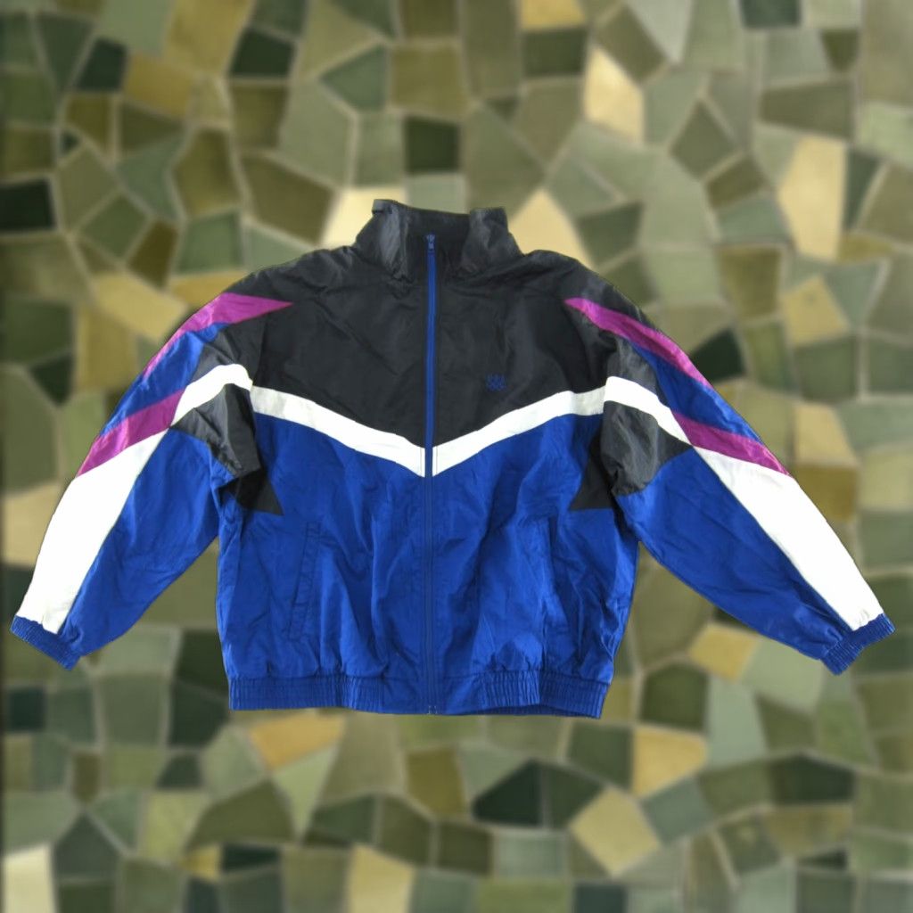 JCPenney VINTAGE USA Olympics Windbreaker Zip Track Jacket Men XL Blue Black Pink White JC Penney Size US XL / EU 56 / 4 - 1 Thumbnail