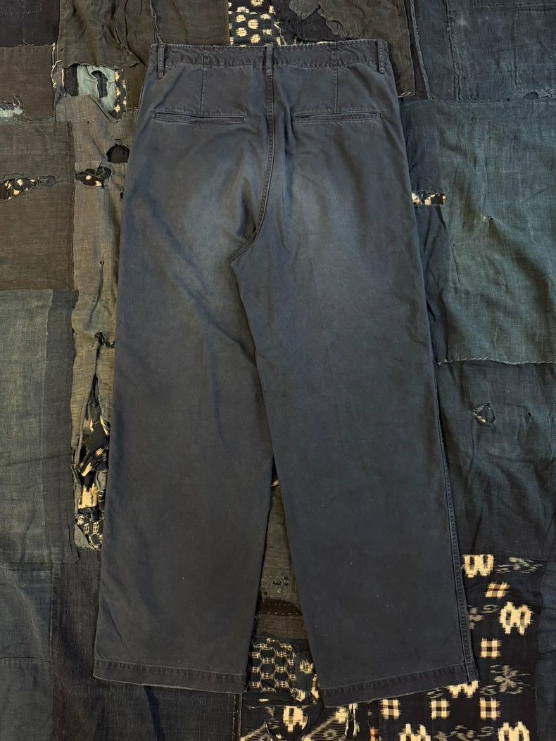Visvim VISVIM EX Wide Chino Pants Crash Indigo-2506 Size US 26 / EU 42 - 2 Thumbnail