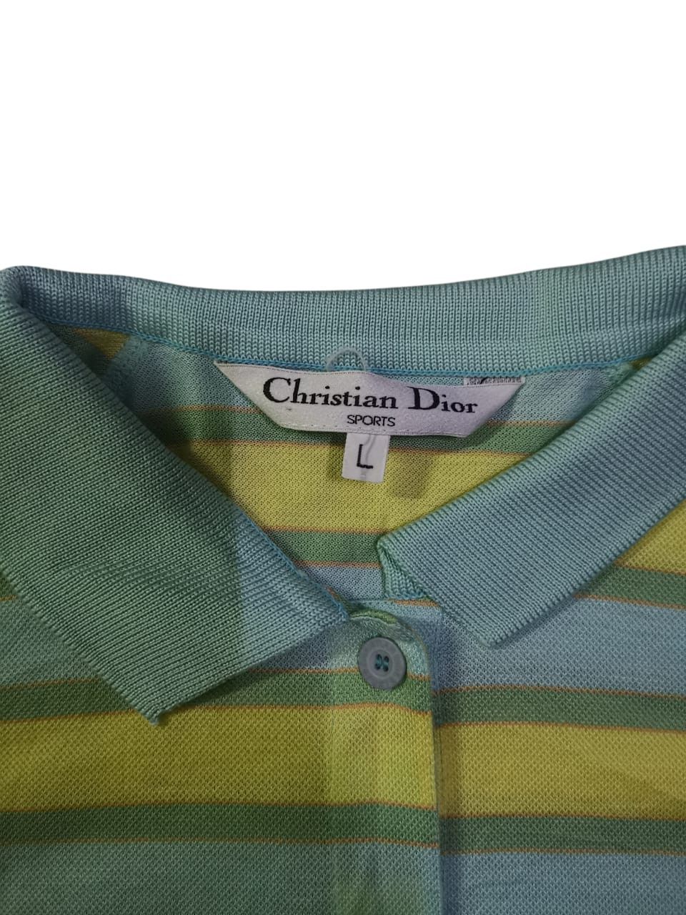 Christian Dior Monsieur × Designer × Dior Vtg Christian Dior Sports Polo Tshirt Size L / US 10 / IT 46 - 4 Thumbnail