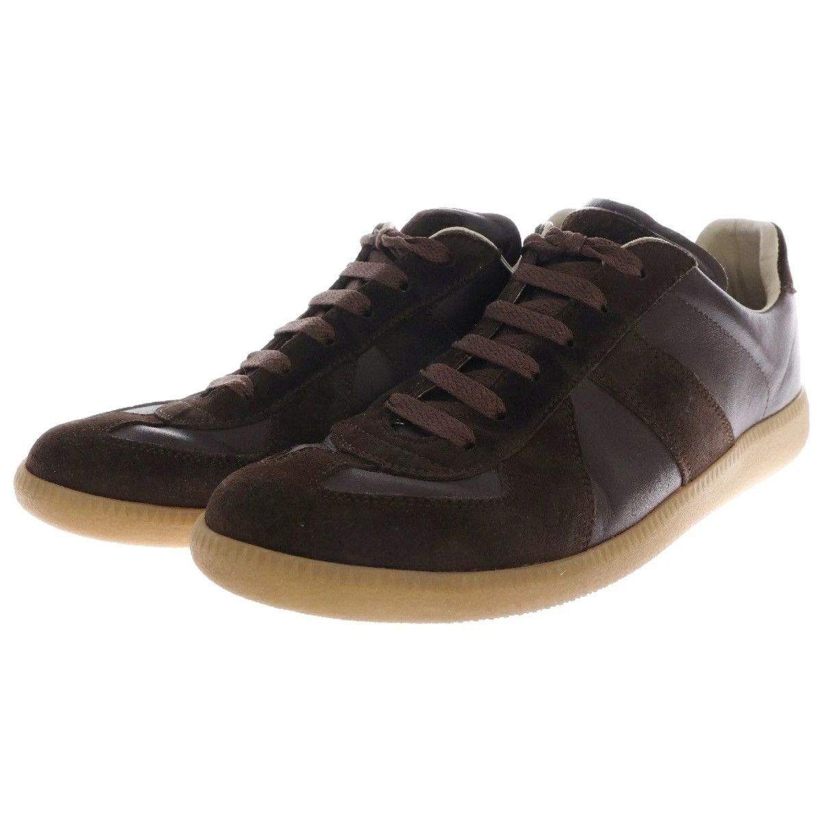 Maison Margiela Maison Margiela German Trainer Leather Replica Sneakers Size US 7 / EU 40 - 1 Thumbnail