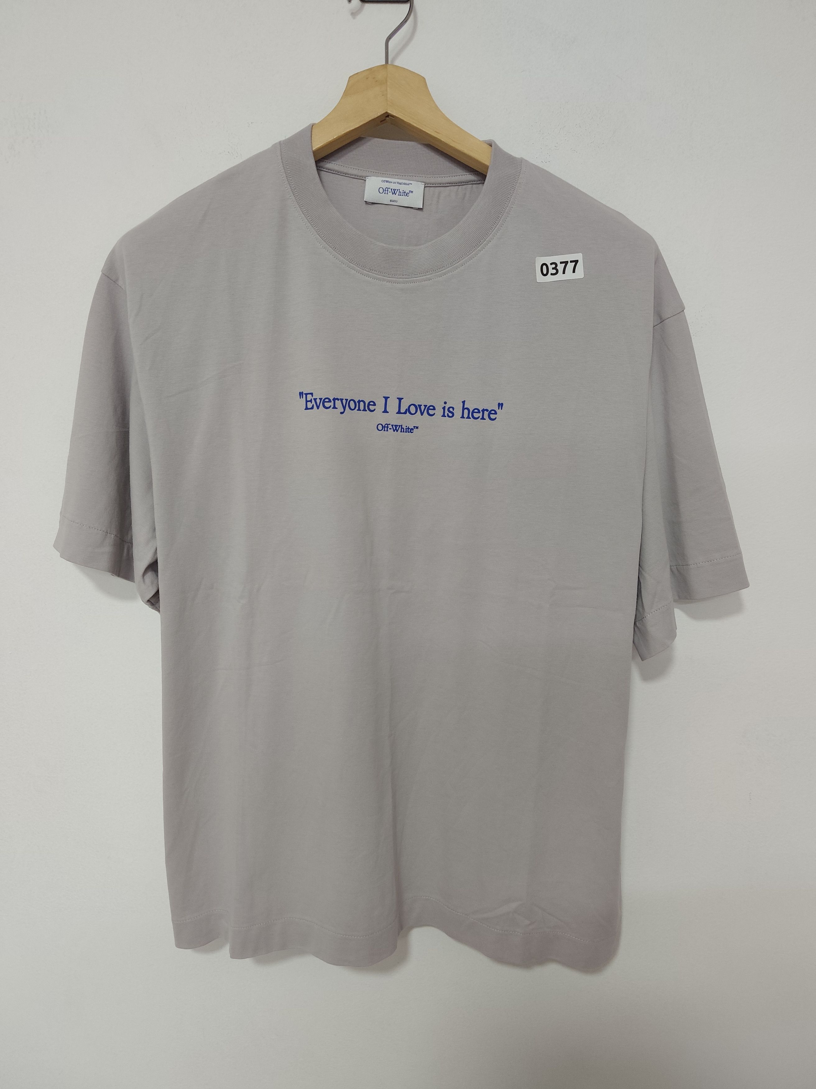Off-White Off-White "Everyone I Love is here" Size US M / EU 48-50 / 2 - 9 Thumbnail