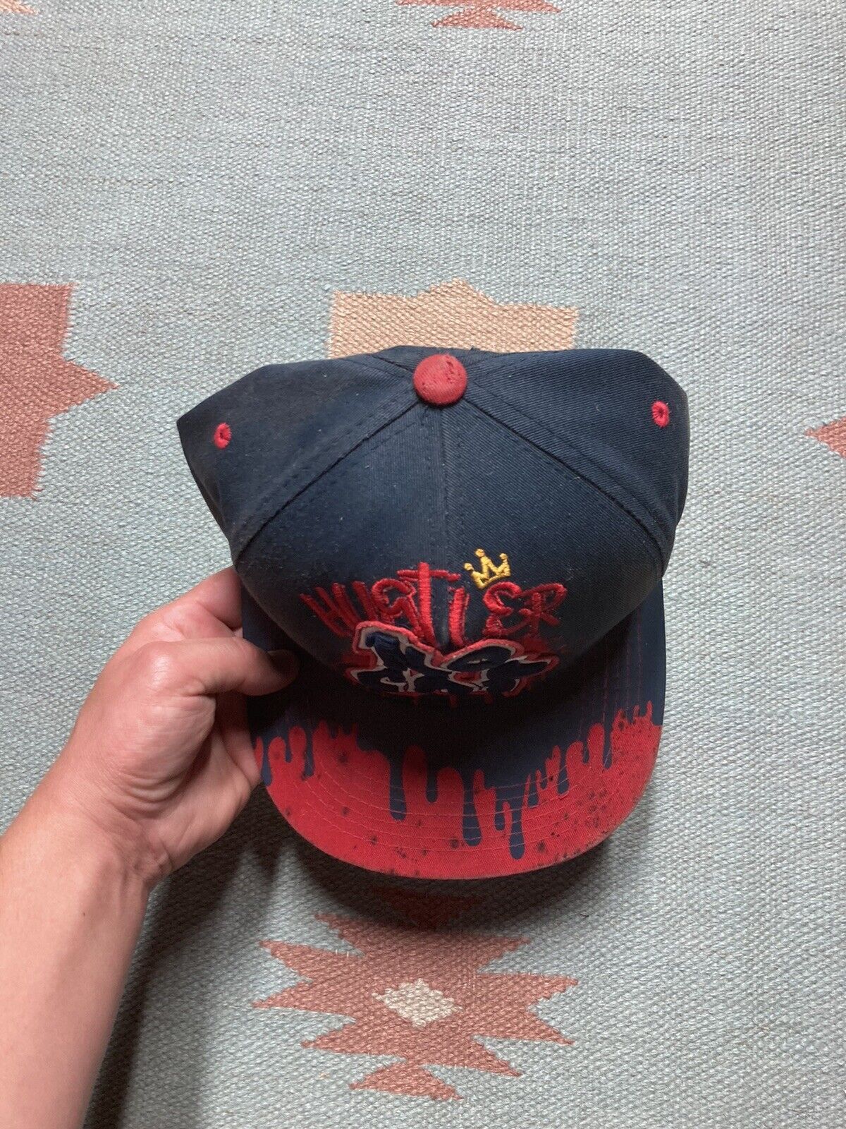 Vintage VTG SnapBack hat hustler no cap graffiti hip hop hood bodega Size ONE SIZE - 3 Thumbnail