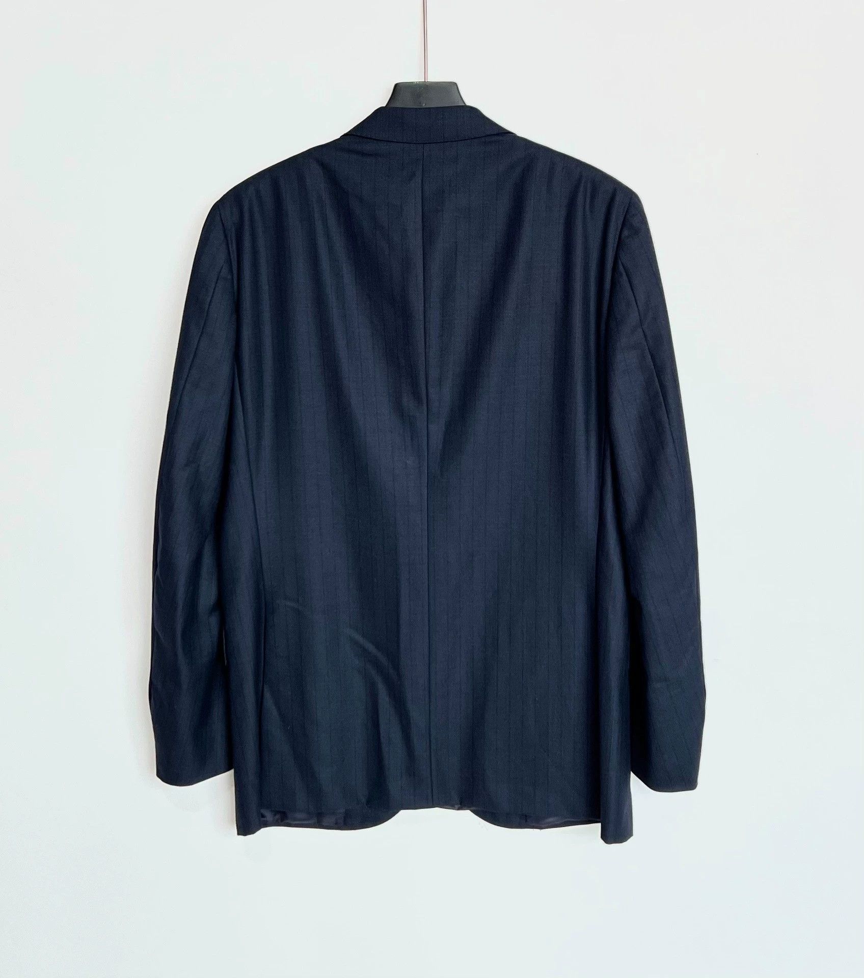 Zegna Trofeo 600 Wool Silk Navy Blazer 50