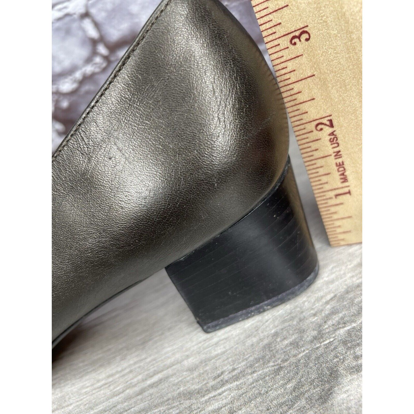 Salvatore Ferragamo Salvatore Ferragamo Brown Leather Horsebit Heeled Pump Shoes Size US 7 / IT 37 - 15 Thumbnail