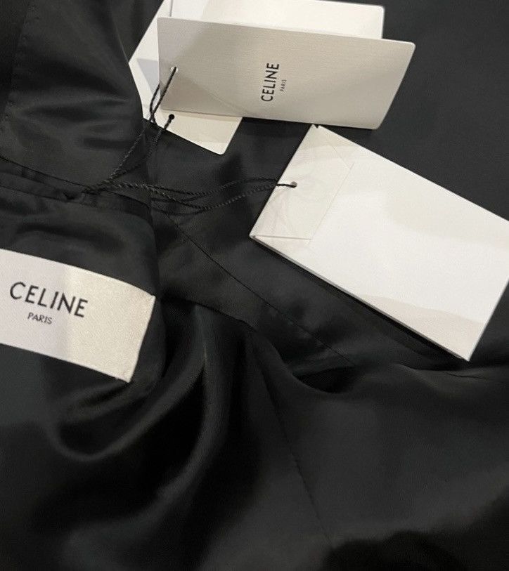 Celine Celine 24FW pinstriped spencer office jacket sz52 Size US L / EU 52-54 / 3 - 10 Thumbnail