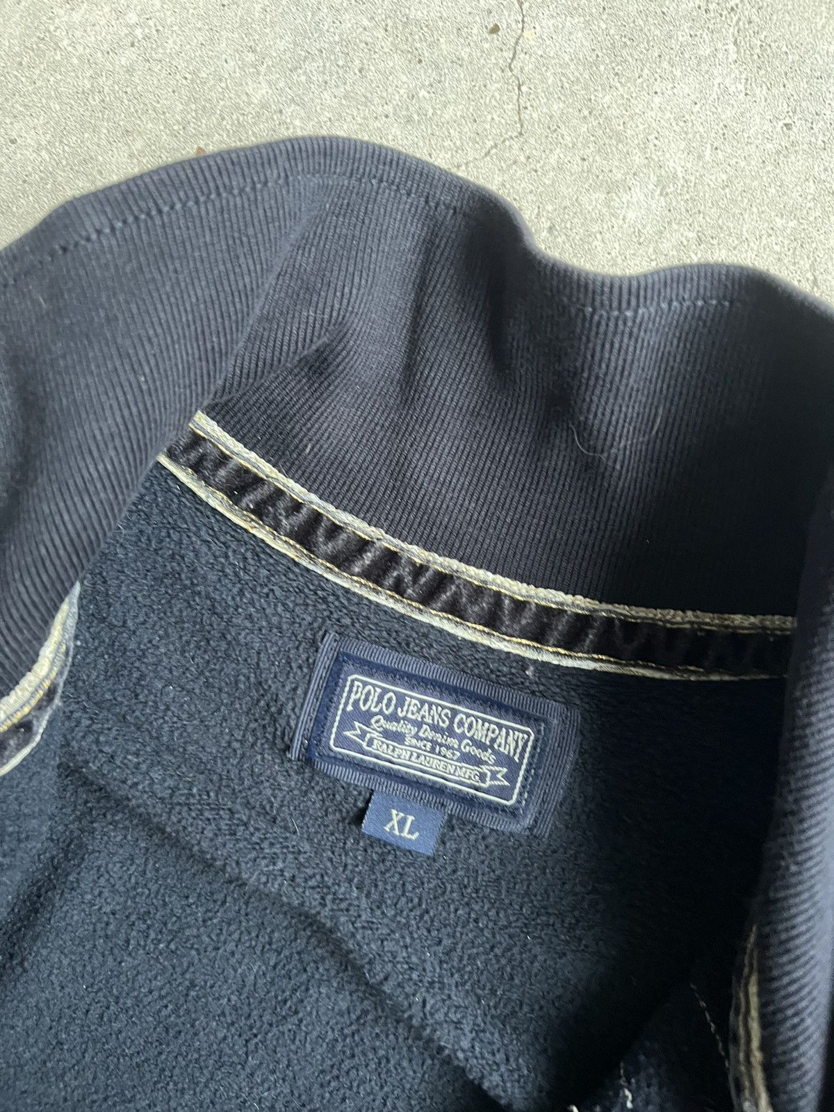 Polo Ralph Lauren Vintage Ralph Lauren Zip Up Distressed Size XL / US 12-14 / IT 48-50 - 9 Thumbnail