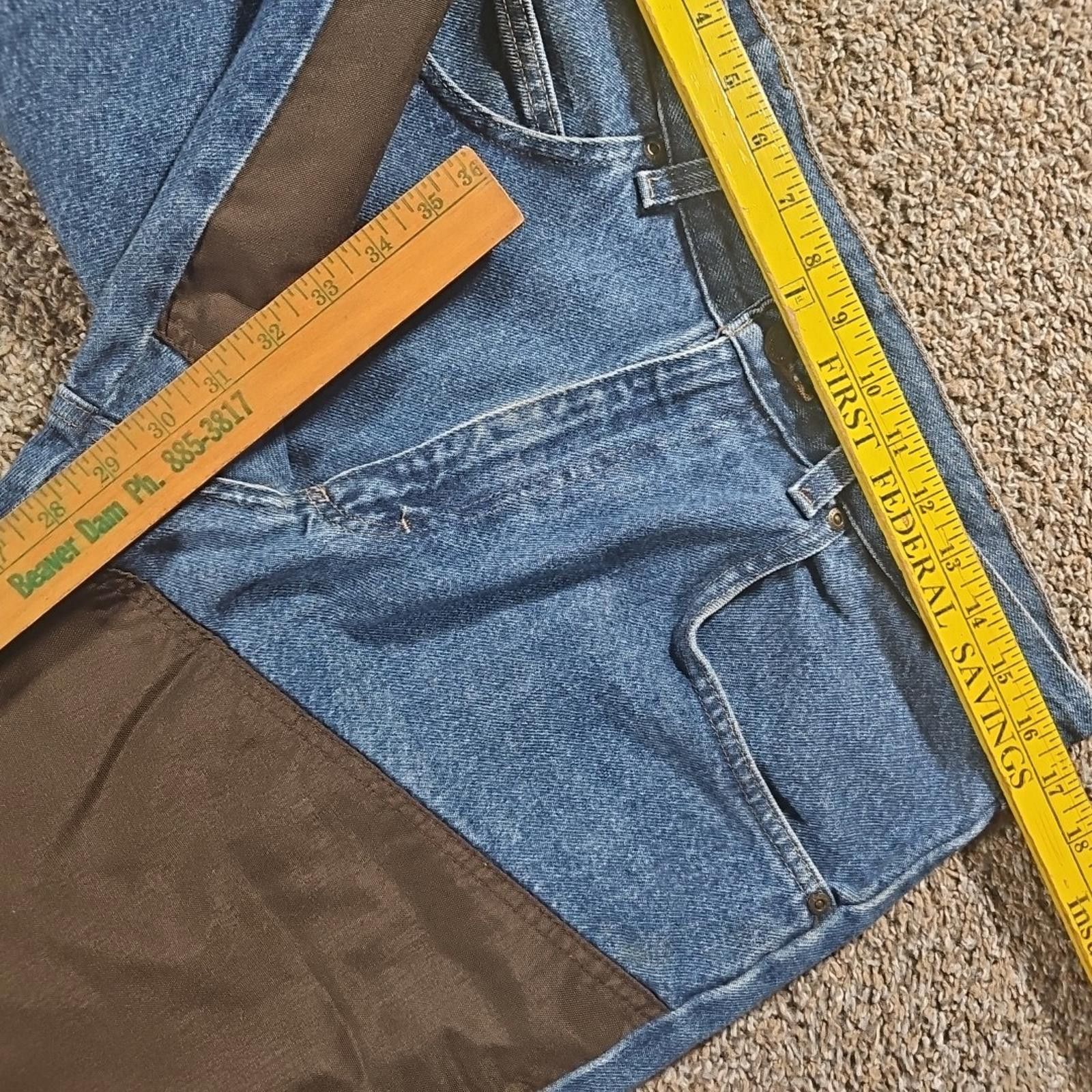 Wrangler Wrangler 34x30 Straight Leg Chainsaw Outdoor Work Jeans Size US 34 / EU 50 - 5 Thumbnail