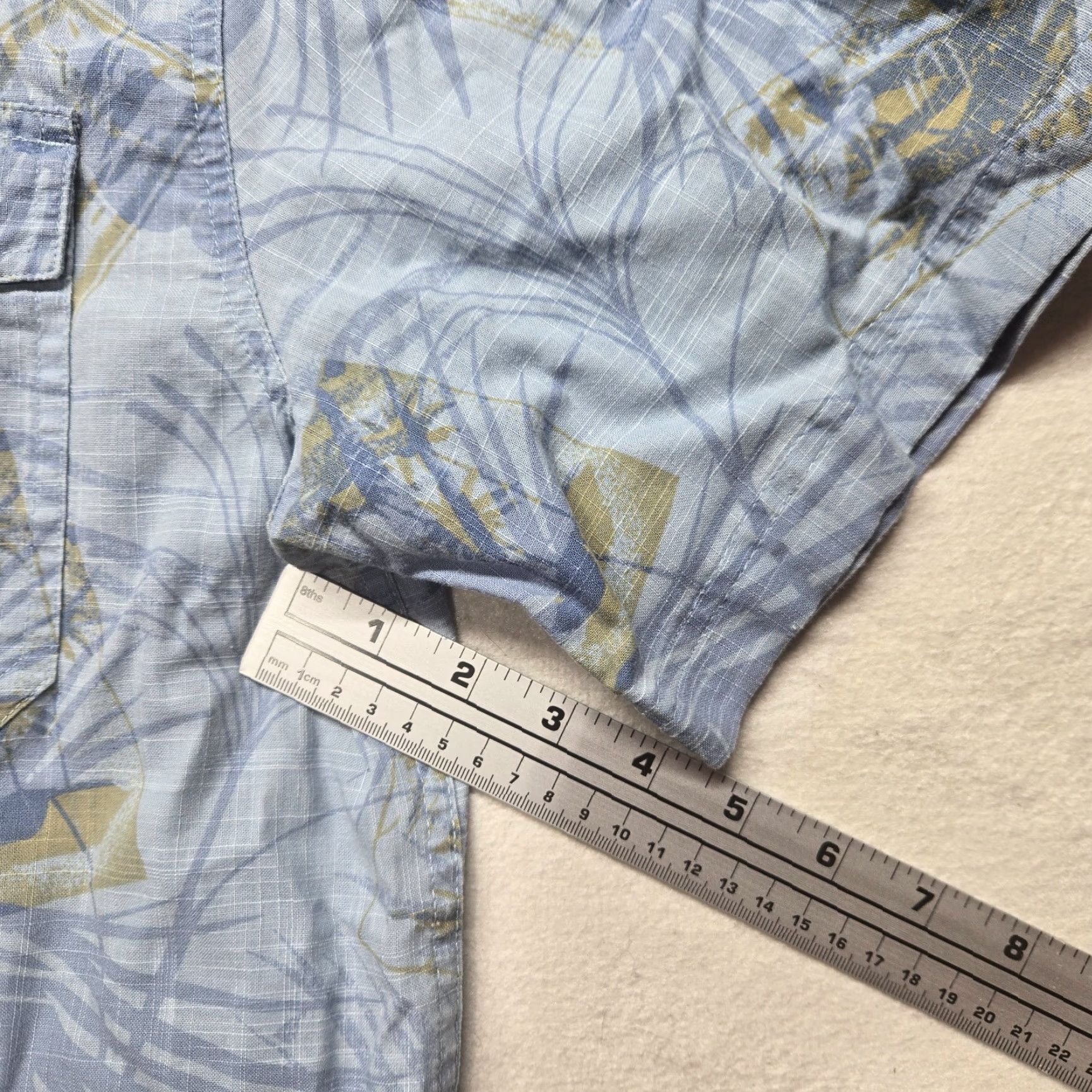 Basic Editions VINTAGE Basic Edition Shirt Casual Mens L Blue Palm Trees Vacation Hawaiian 90s? Size US L / EU 52-54 / 3 - 5 Thumbnail