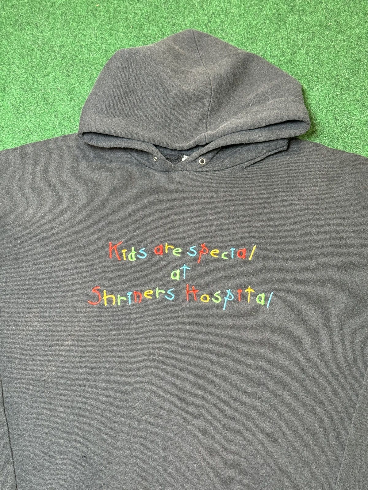 Fruit Of The Loom × Vintage Vtg 90s Shriners Children Hospital Kids Are Special Hoodie Size US XL / EU 56 / 4 - 2 Thumbnail