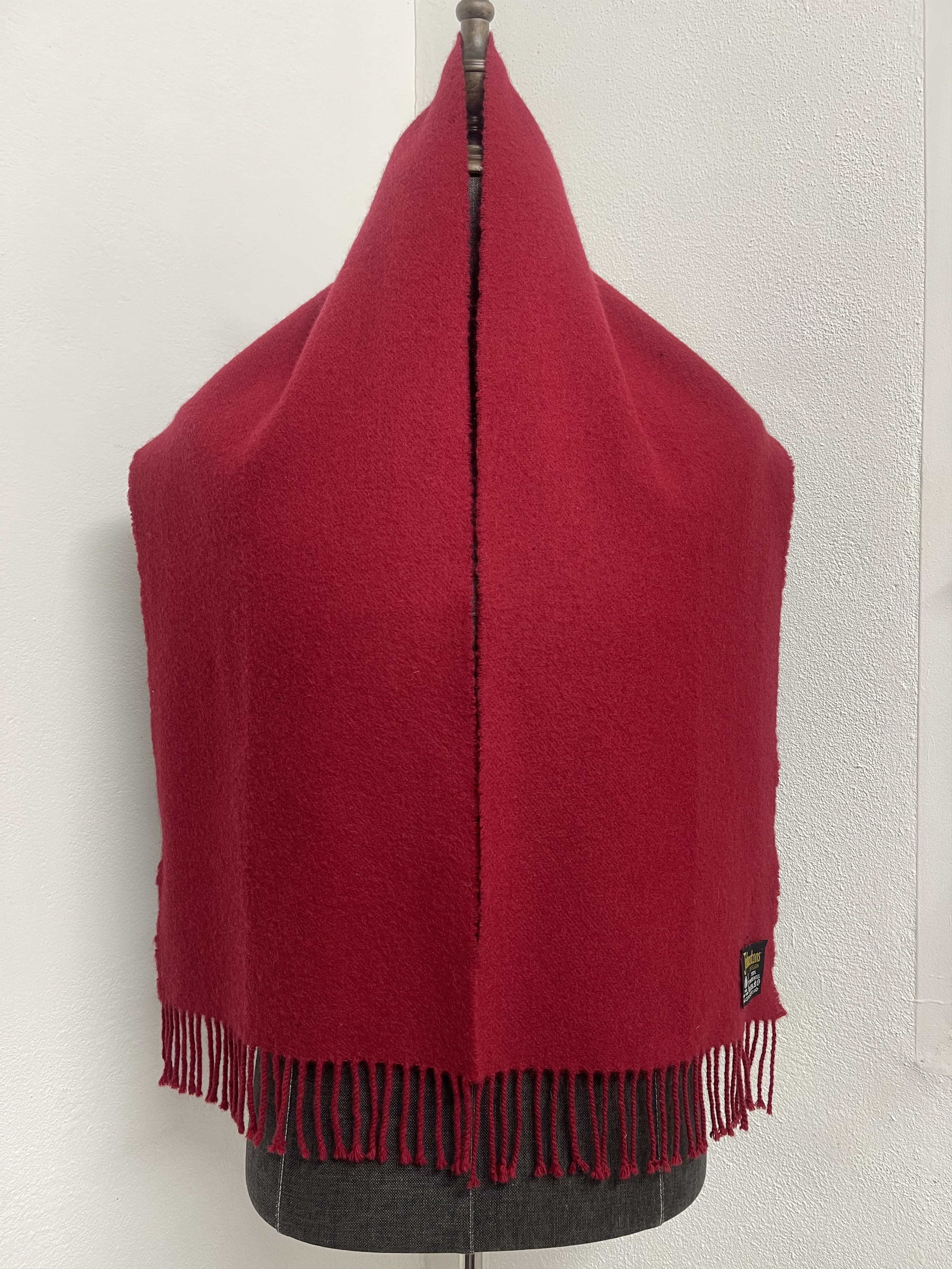 Johnstons Of Elgin Vintage Johnstons Of Elgin Lambswool Muffler Scarf- 6234 Size ONE SIZE - 3 Thumbnail
