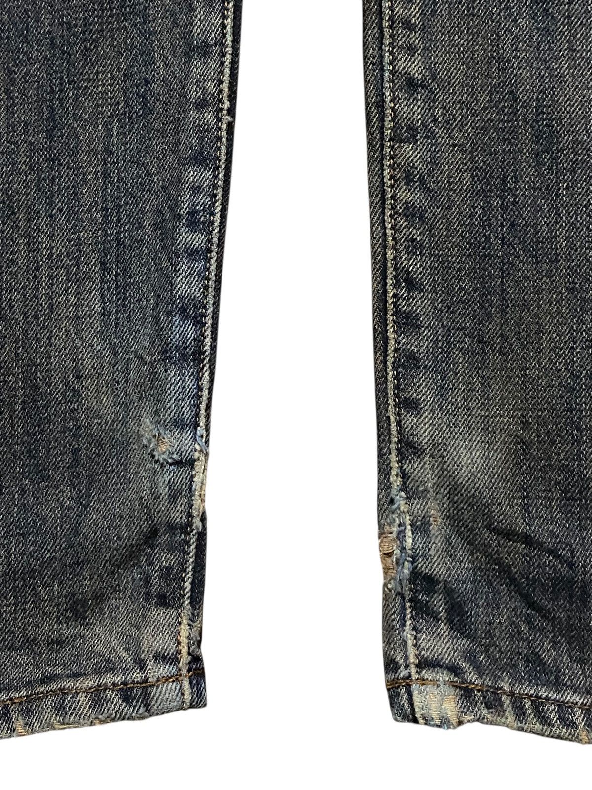 Japanese Brand Vintage Gold Rush Mud Wash Distressed Baggy Jeans Size US 31 - 9 Thumbnail