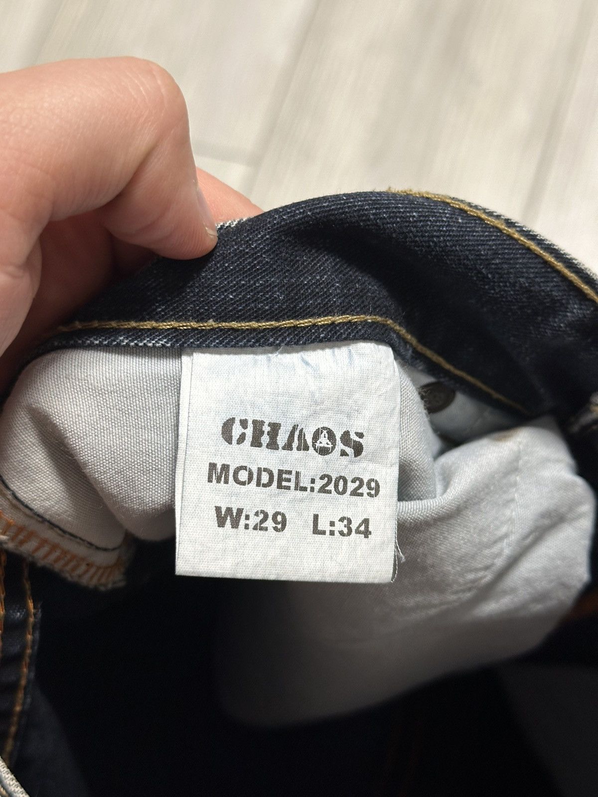 Chaps Crazy y2k Baggy Faded Black Chaps Skater Jeans. Size US 29 - 8 Thumbnail
