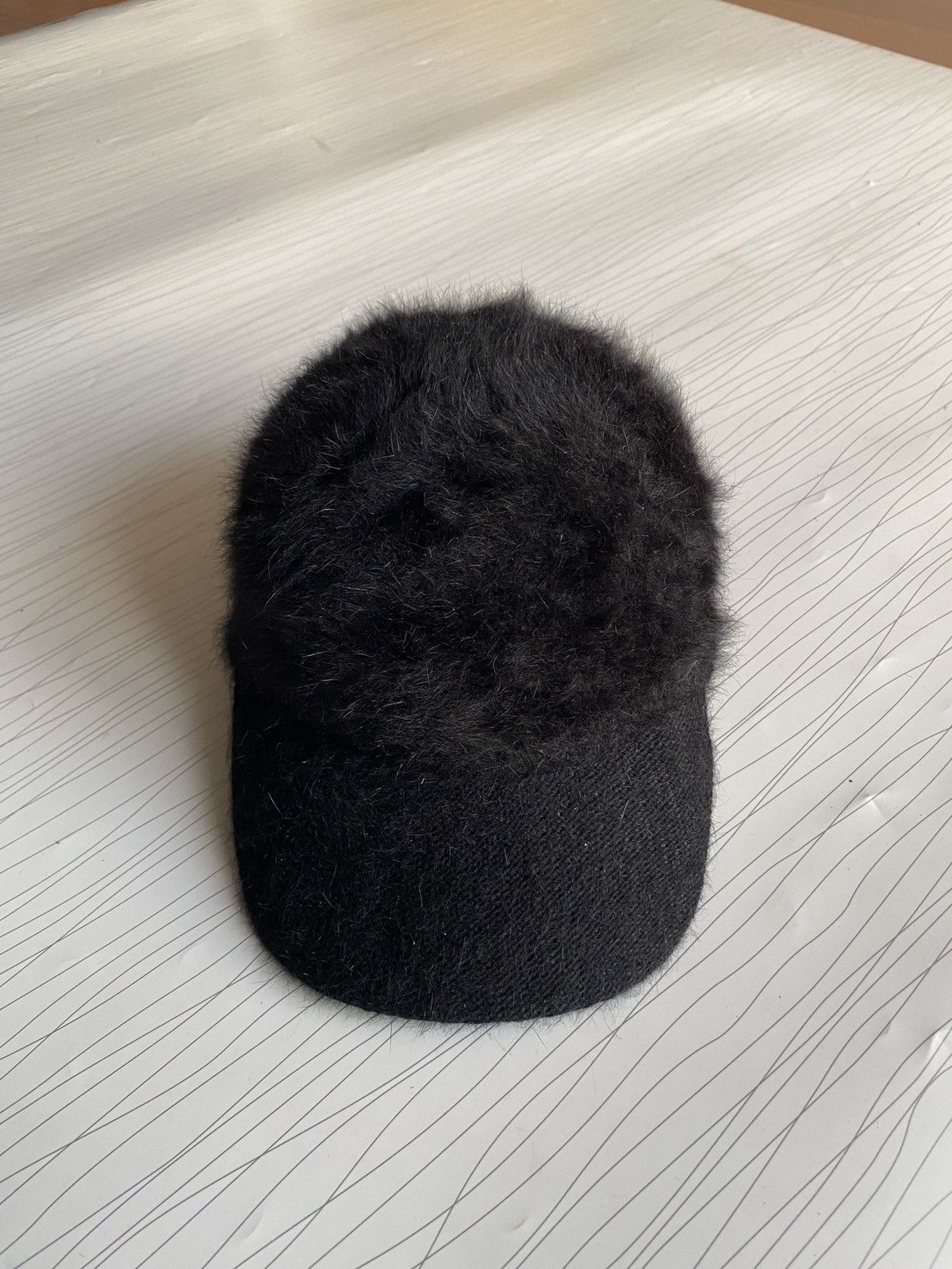 Le Grande Bleu (L.G.B.) Avant-Garde Faux Fur Baseball Cap Clear Vinyl Brim Size ONE SIZE - 2 Thumbnail