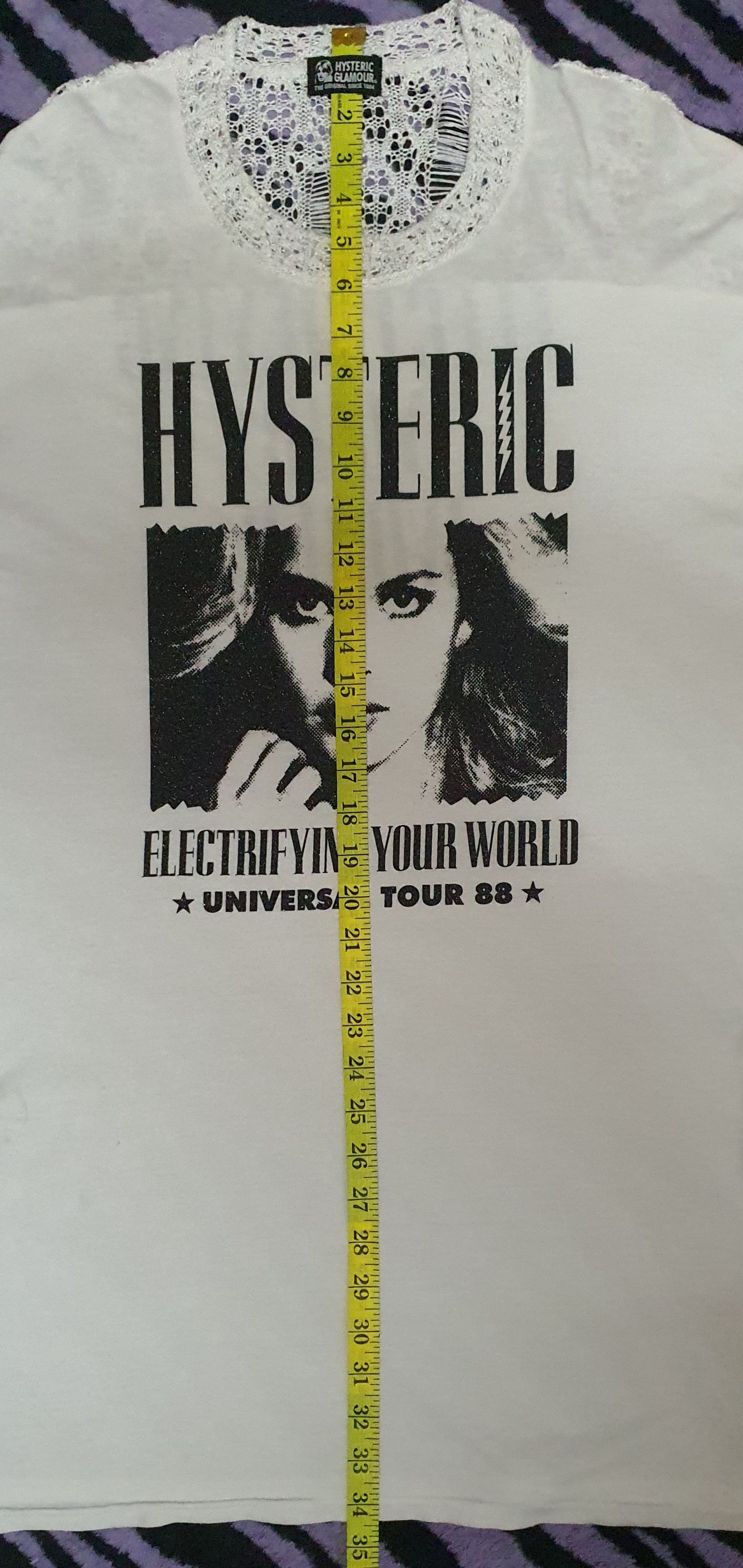 Hysteric Glamour Hysteric Glamour Universal Tour 88 semi-laced tees (L) Size ONE SIZE - 11 Thumbnail