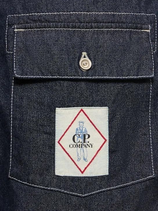 C.P. Company o1lsvrm0425 Denim 3/1 Loose Pants in Denim-Normal Wa Size US 34 / EU 50 - 5 Thumbnail
