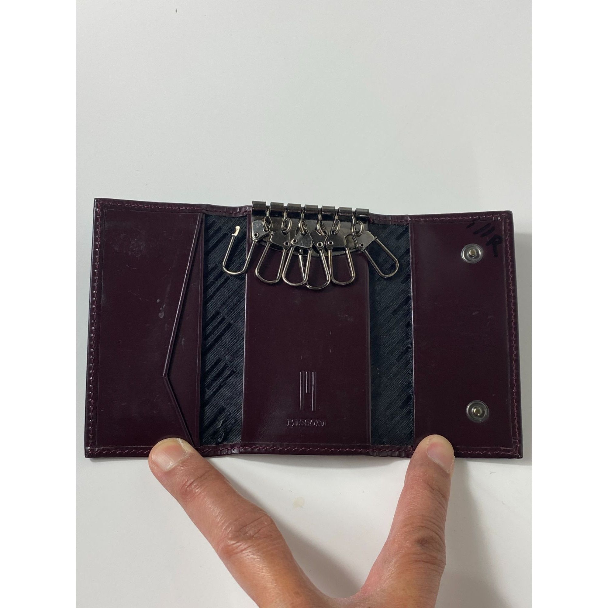 Missoni Vintage Missoni Rare Leather Key Holder Case Reddish Brown F Size ONE SIZE - 6 Thumbnail