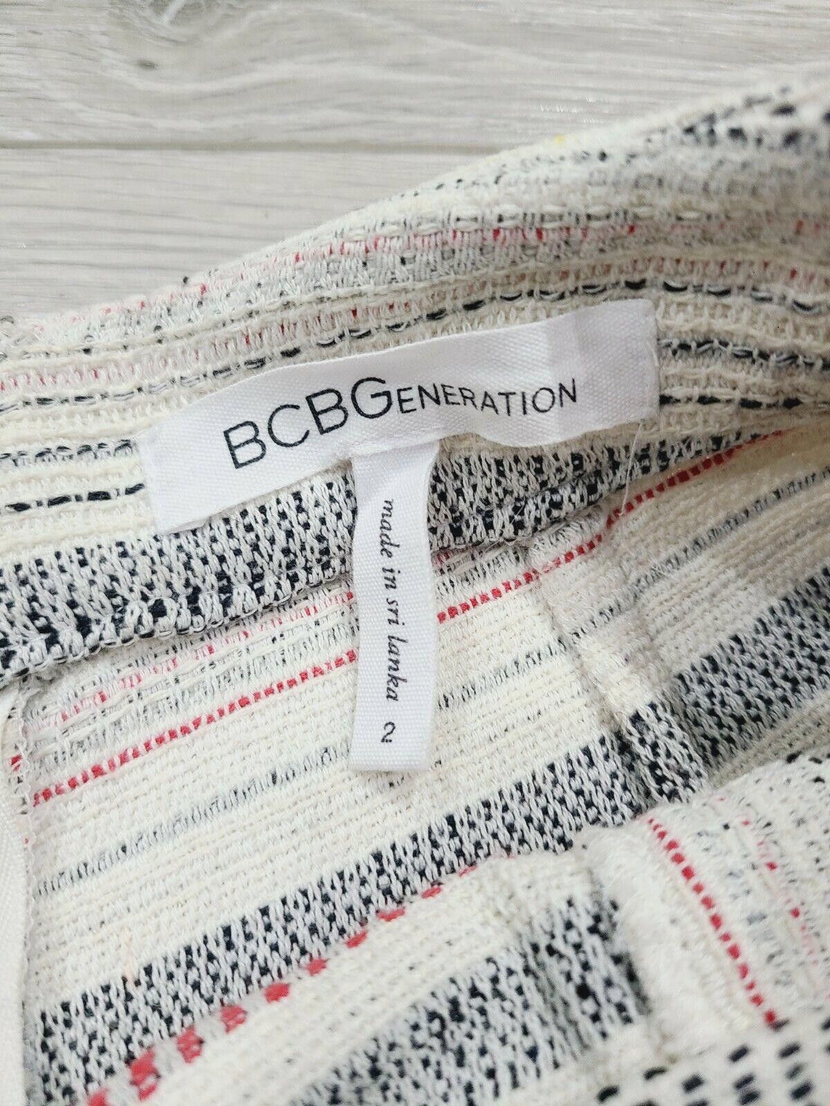 Designer bcbgeneration Shorts Size 2 Striped High Waisted Boho Size 26" / US 2 / IT 38 - 3 Thumbnail