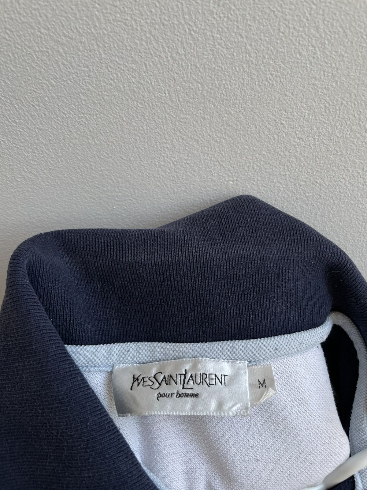 Yves Saint Laurent Yves Saint Laurent YSL Stripped Polo Shirt T Shirt Tee Size US M / EU 48-50 / 2 - 16 Thumbnail