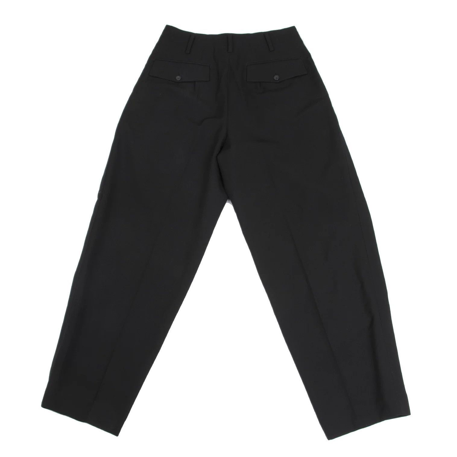 Yohji Yamamoto Yohji Yamamoto Wool Gabardine Pleated Pants Size US 36 / EU 52 - 11 Thumbnail