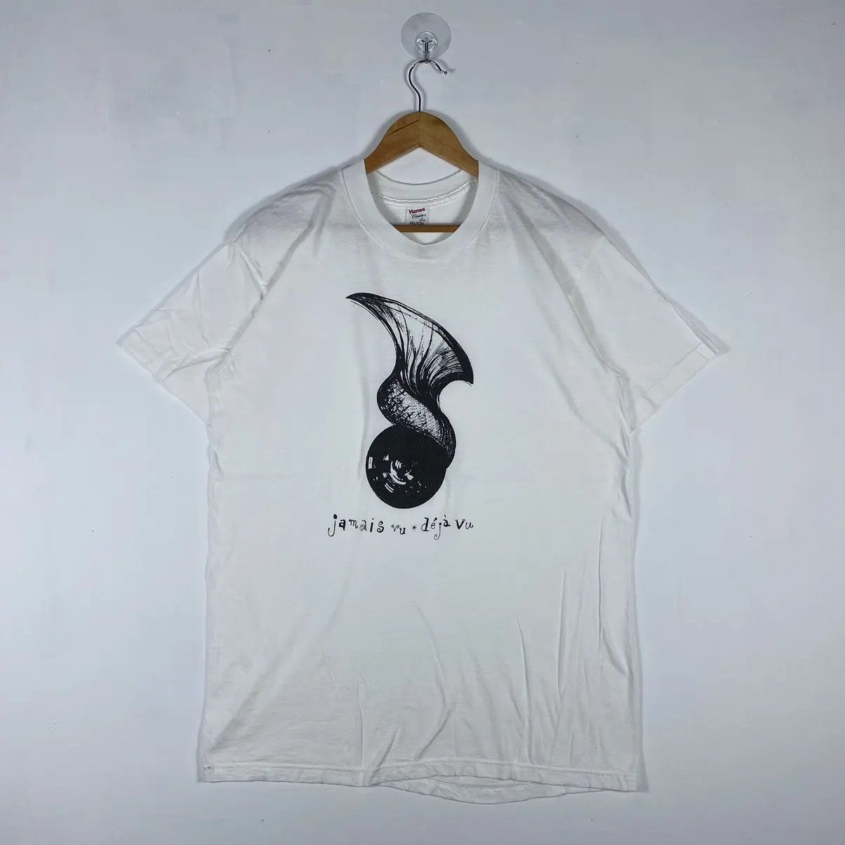 Vintage VINTAGE 90's DEJA VU GRAPHIC ART TEE Size US L / EU 52-54 / 3 - 2 Thumbnail