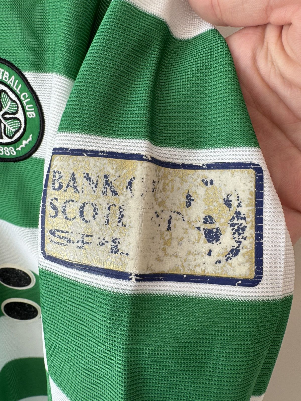 Umbro Maloney #29 Celtic 2001-2003 Home Signed Longsleeve Jersey Size US L / EU 52-54 / 3 - 15 Thumbnail