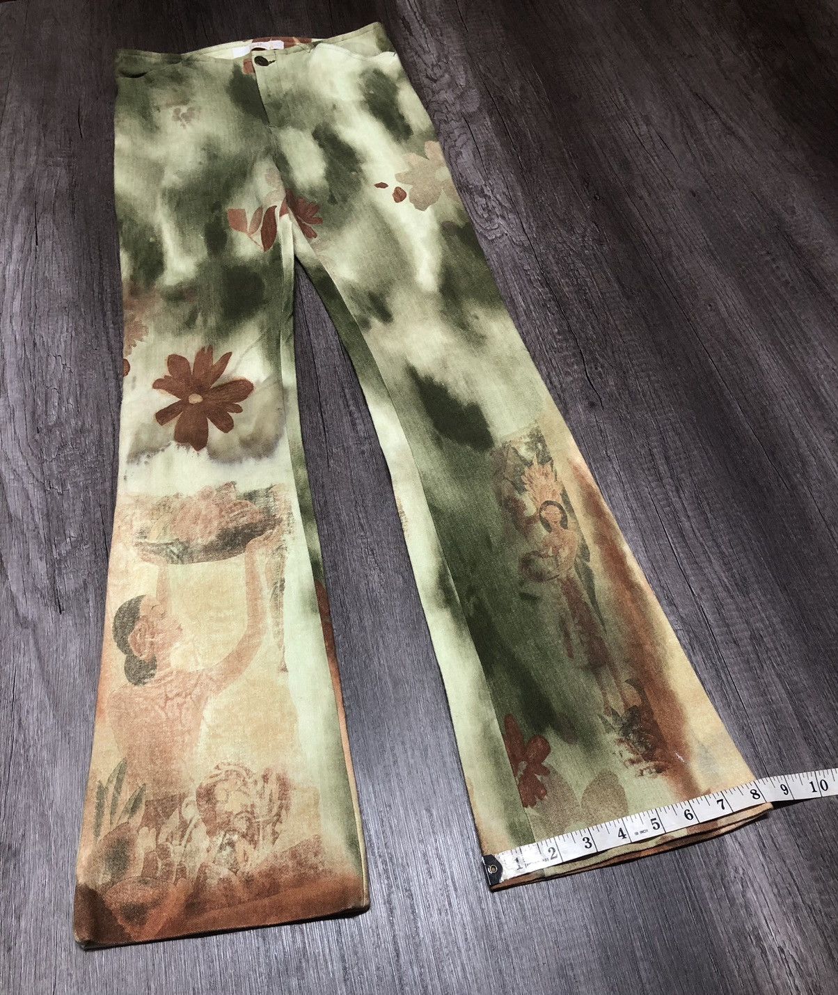 Vintage Liguid Pixie Flared Boot Cut Leg Jeans Size 27" / US 4 / IT 40 - 20 Thumbnail