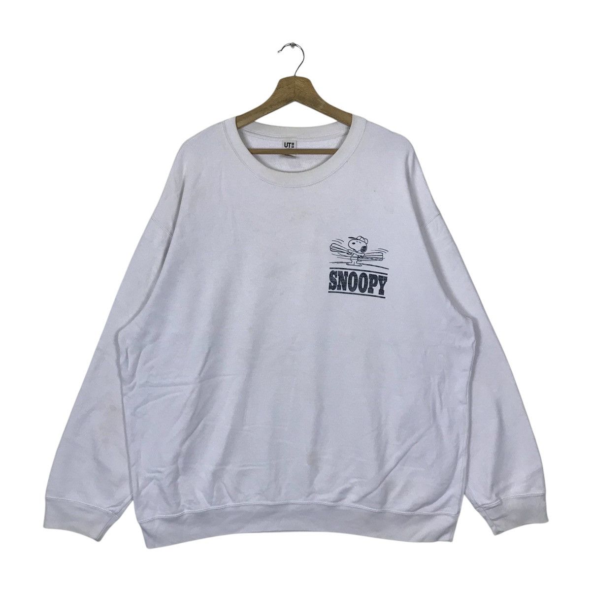Peanuts × Uniqlo Uniqlo X Peanuts Snoopy Pullover Jumper Sweatshirt Size US XXL / EU 58 / 5 - 1 Thumbnail