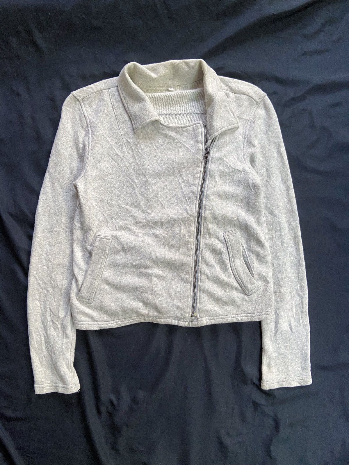 Japanese Brand MUJI U.S ASYMMETRICAL ZIP STYLE COTTON JACKET Size US S / EU 44-46 / 1 - 1 Thumbnail