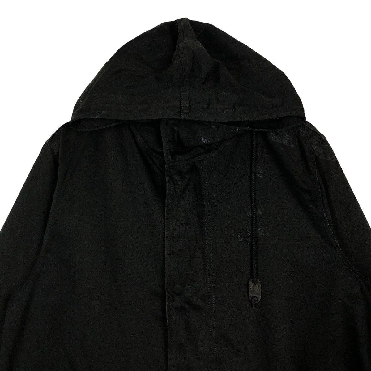 Fred Perry 🔥90’s Vintage Parka Jacket Fish Tail Black Fred Perry Size US M / EU 48-50 / 2 - 2 Thumbnail