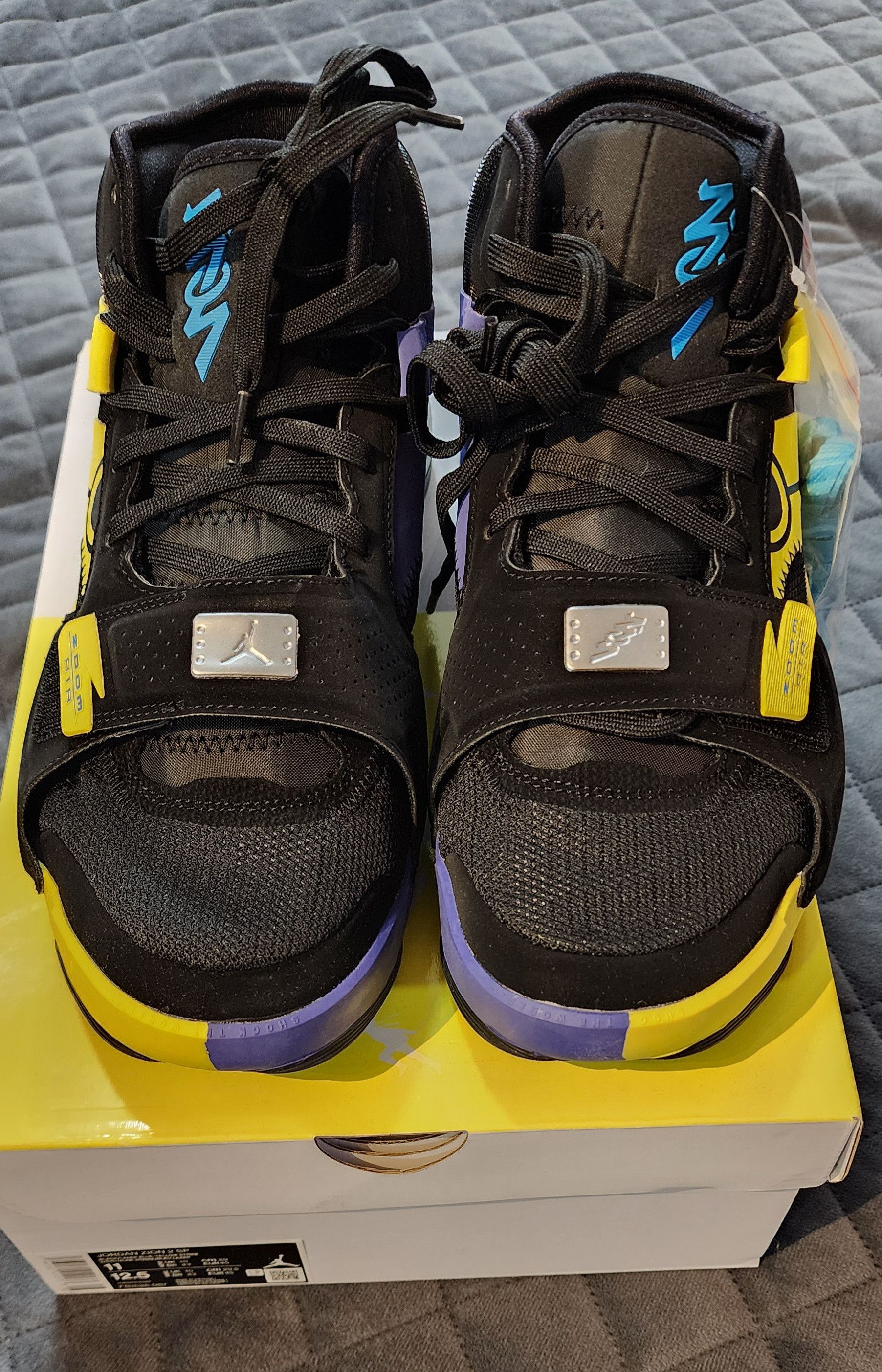 Jordan Brand Jordan Zion 2's (Naruto vs Sasuke) Size 11 *DeadStock* Size US 11 / EU 44 - 1 Thumbnail