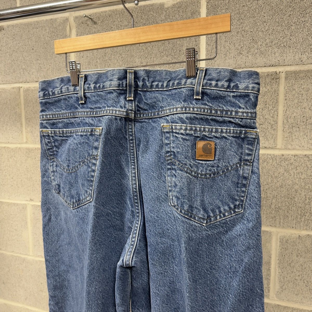 Carhartt Vintage Carhartt Faded Blanket Lined Jeans ERD Grunge Chrome Size US 36 / EU 52 - 8 Thumbnail