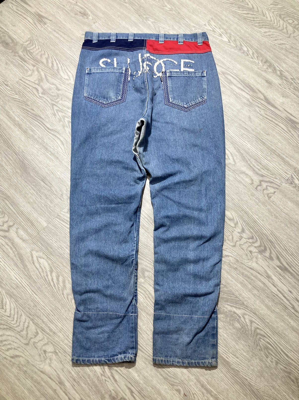 Le Grande Bleu (L.G.B.) 2000s B One Soul Japanese Double Waist Carrot Jeans Pant Lgb Size US 37 - 13 Thumbnail