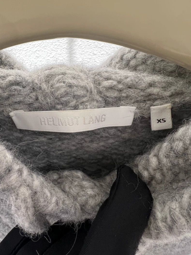 Helmut Lang HELMUT LANG Grey carded sweater Size XS / US 0-2 / IT 36-38 - 3 Thumbnail
