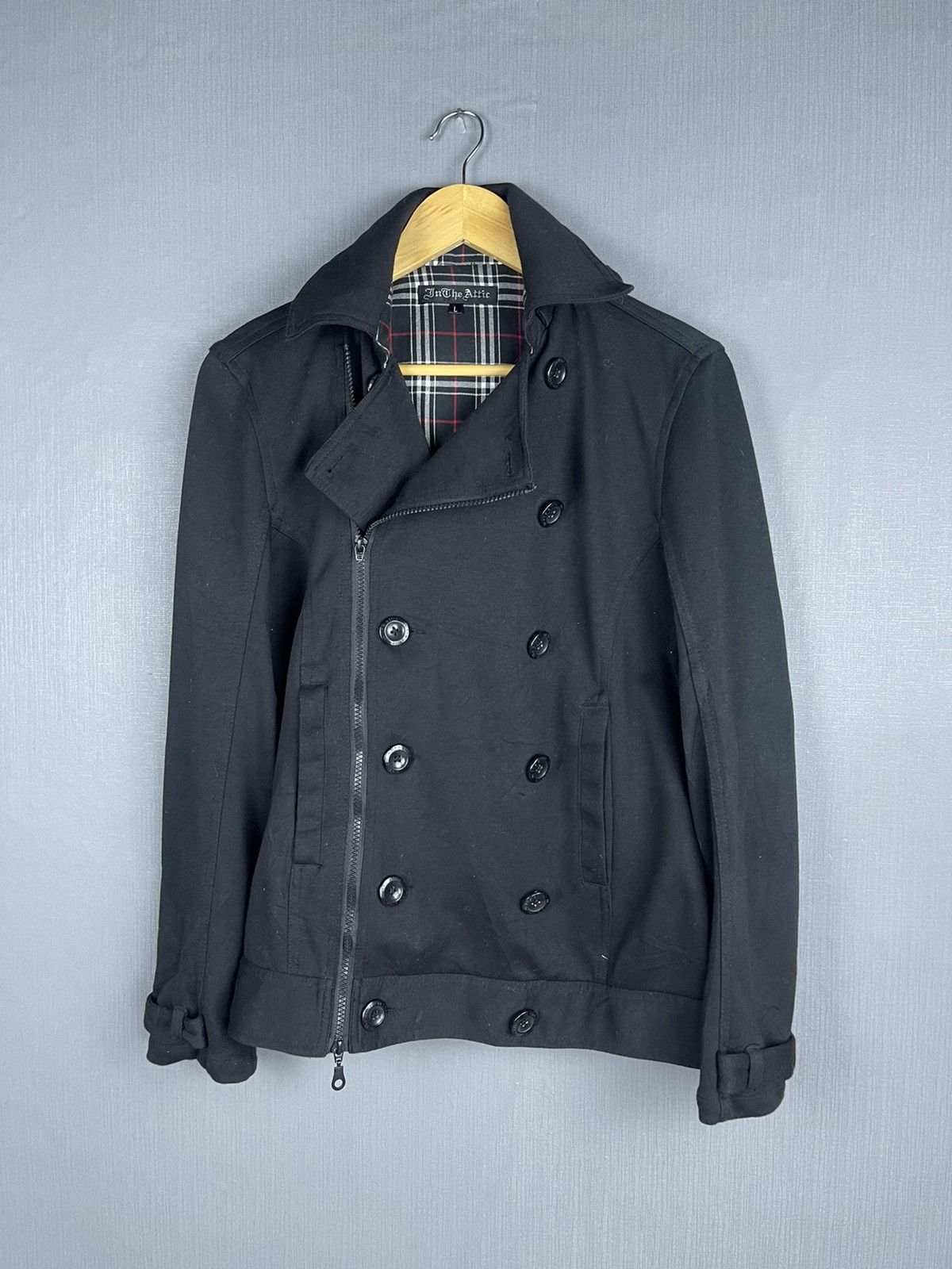 In The Attic 🔥STEALS IN THE ATTIC Double Layer Punk Style Hoodie Jacket Size US M / EU 48-50 / 2 - 3 Thumbnail