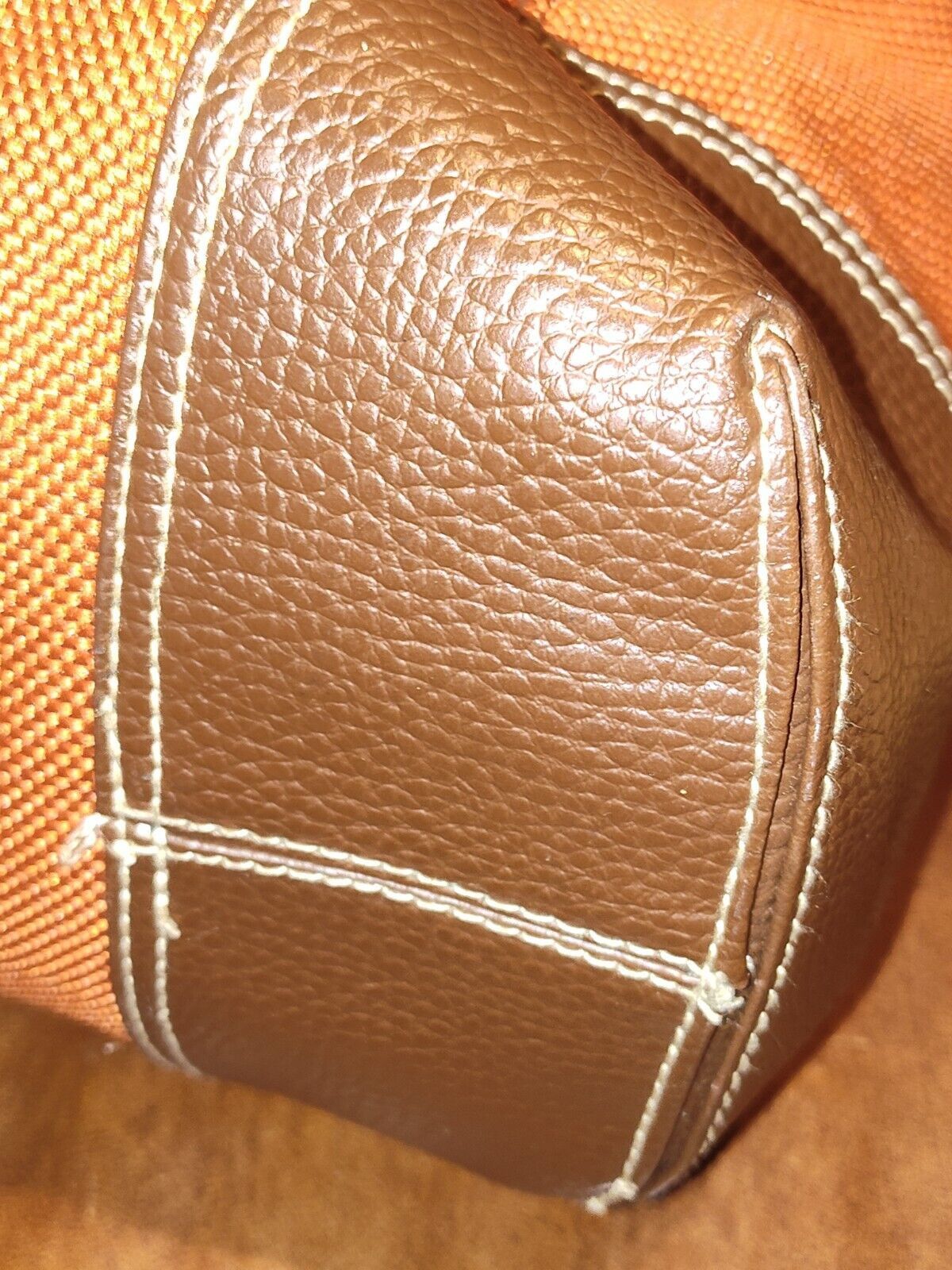 Tommy Hilfiger Tommy Hilfiger Bag Leather Trim Double Handle Tote Handbag Size ONE SIZE - 9 Thumbnail