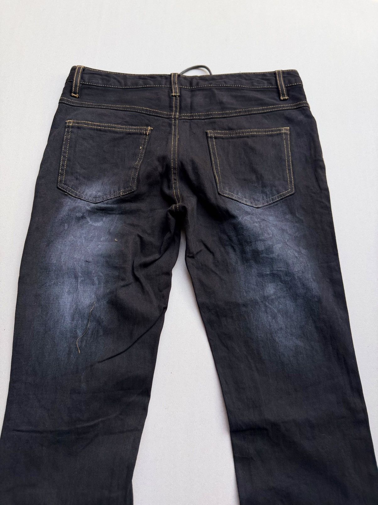 Japanese Brand VERTGARMENTS lace up Flare jeans Size US 26 / EU 42 - 4 Thumbnail