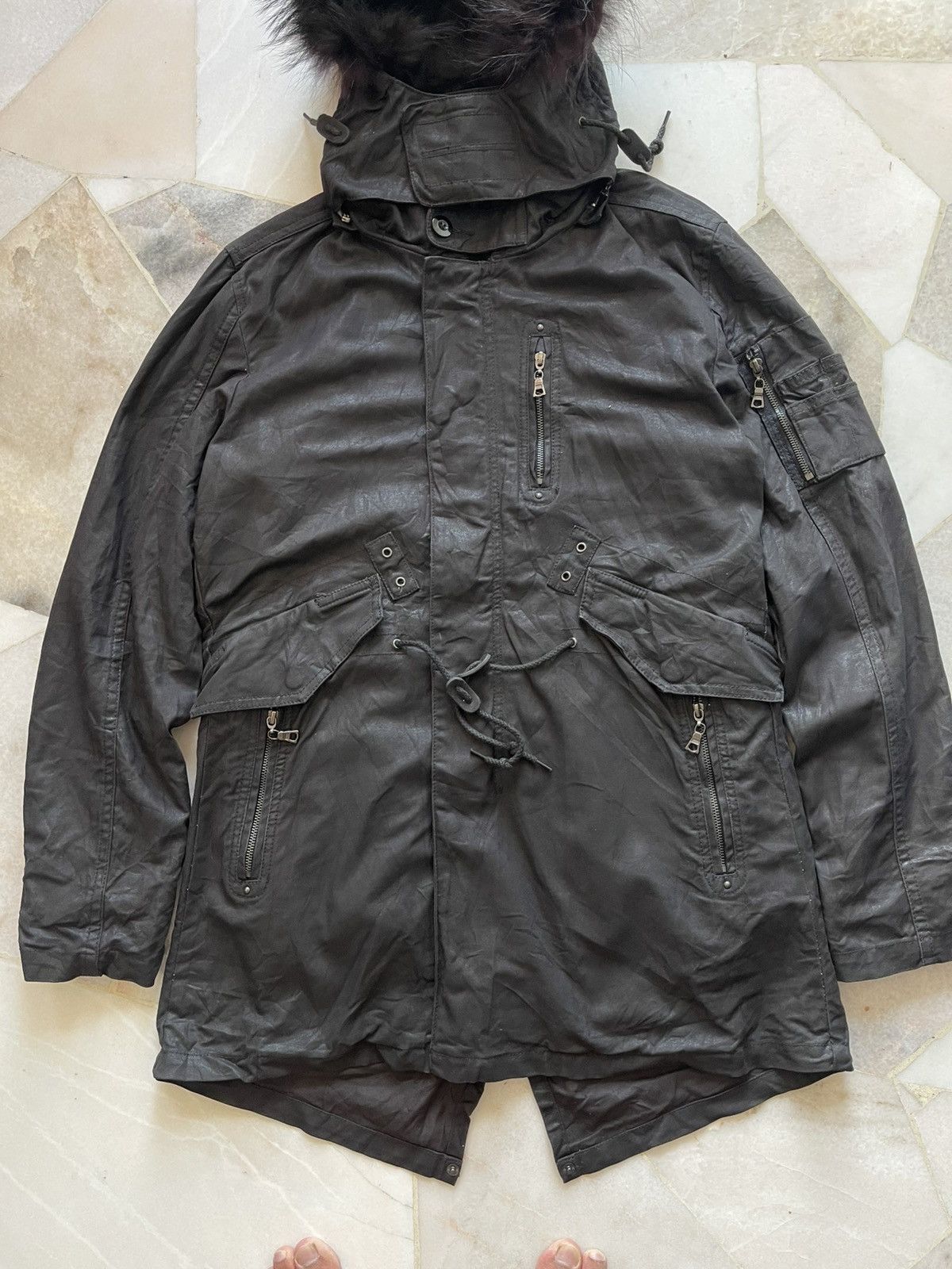Tornado Mart 2000s Tornado Mart Parka Wx With Raccon Fur Hoodie Size US M / EU 48-50 / 2 - 12 Thumbnail
