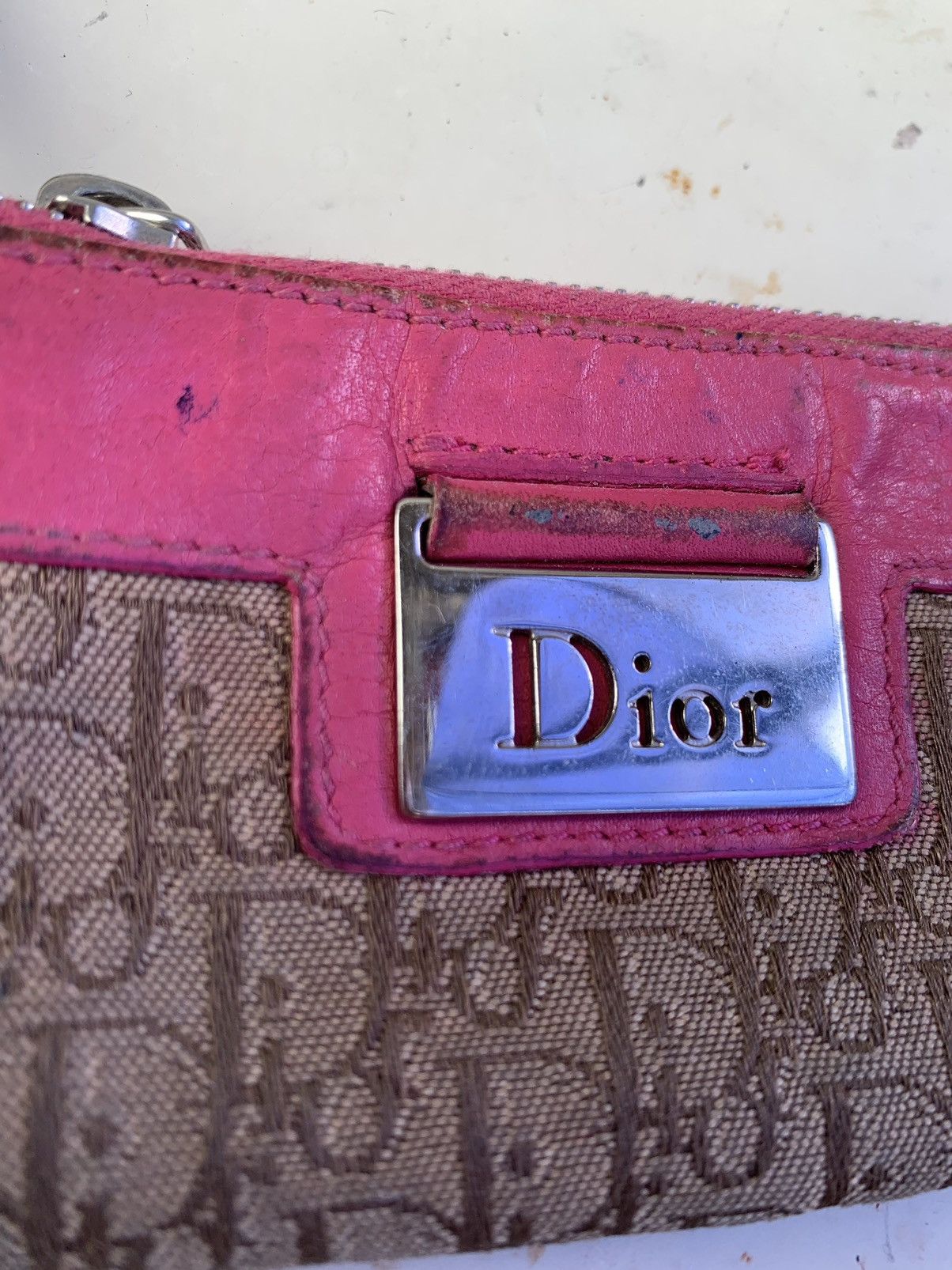 Dior Vintage Monogram Coin Purse Size ONE SIZE - 4 Thumbnail