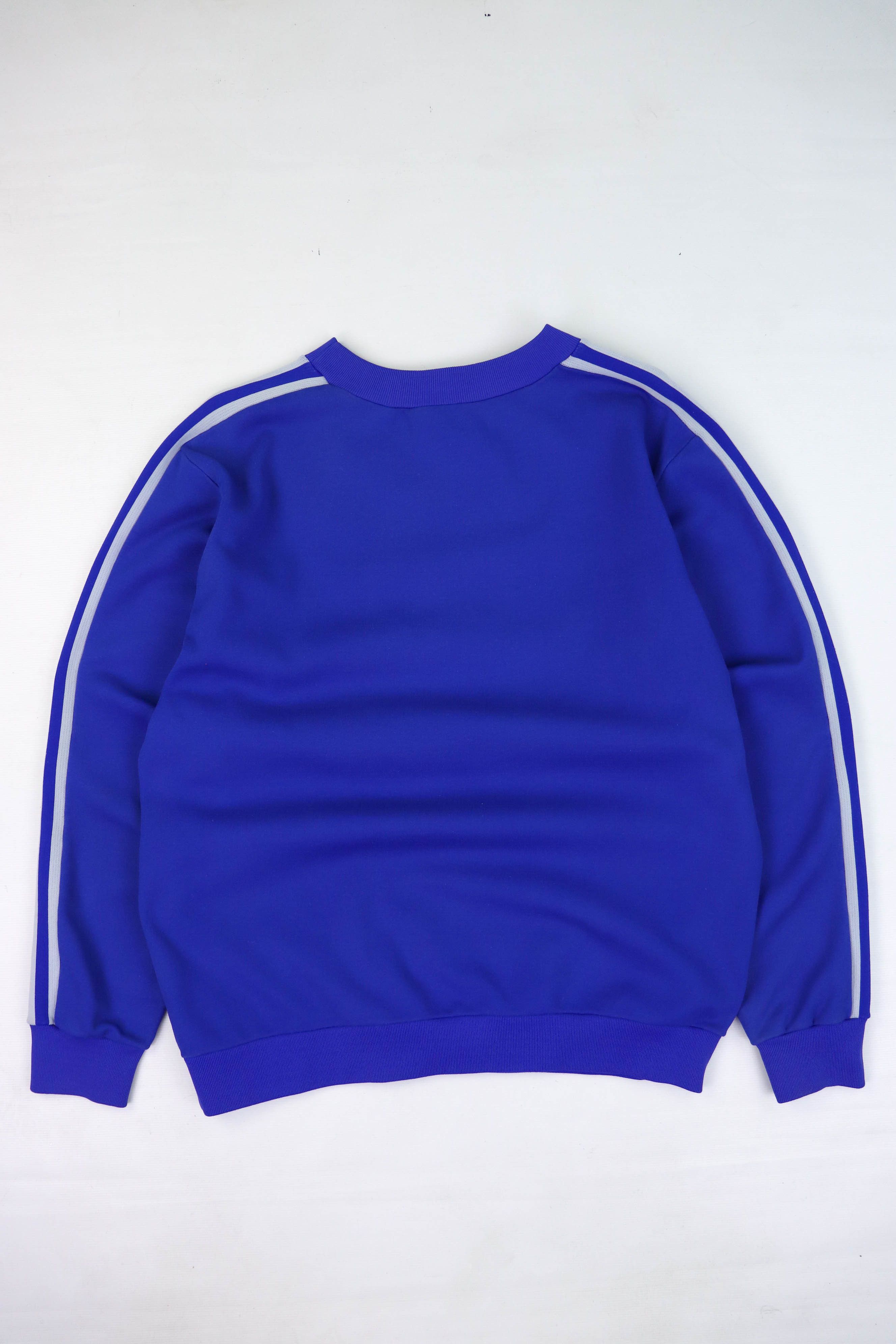 Adidas 70-80s Retro Vintage Adidas Big Logo Crewneck Sweatshirt Size US M / EU 48-50 / 2 - 2 Thumbnail