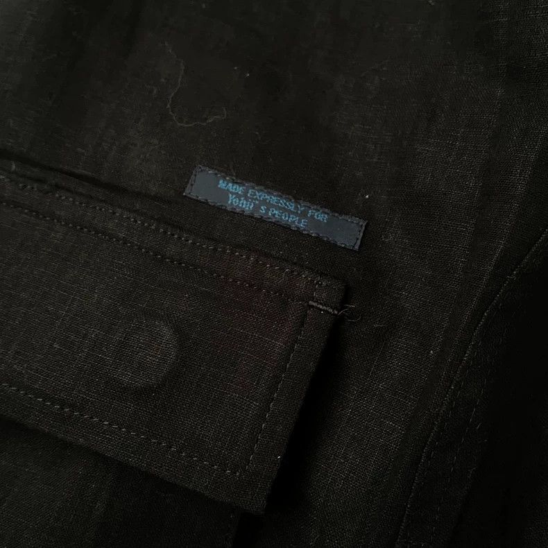 Yohji Yamamoto yohji yamamoto size 1 Linen pocket overalls pants Size US 28 / EU 44 - 3 Thumbnail
