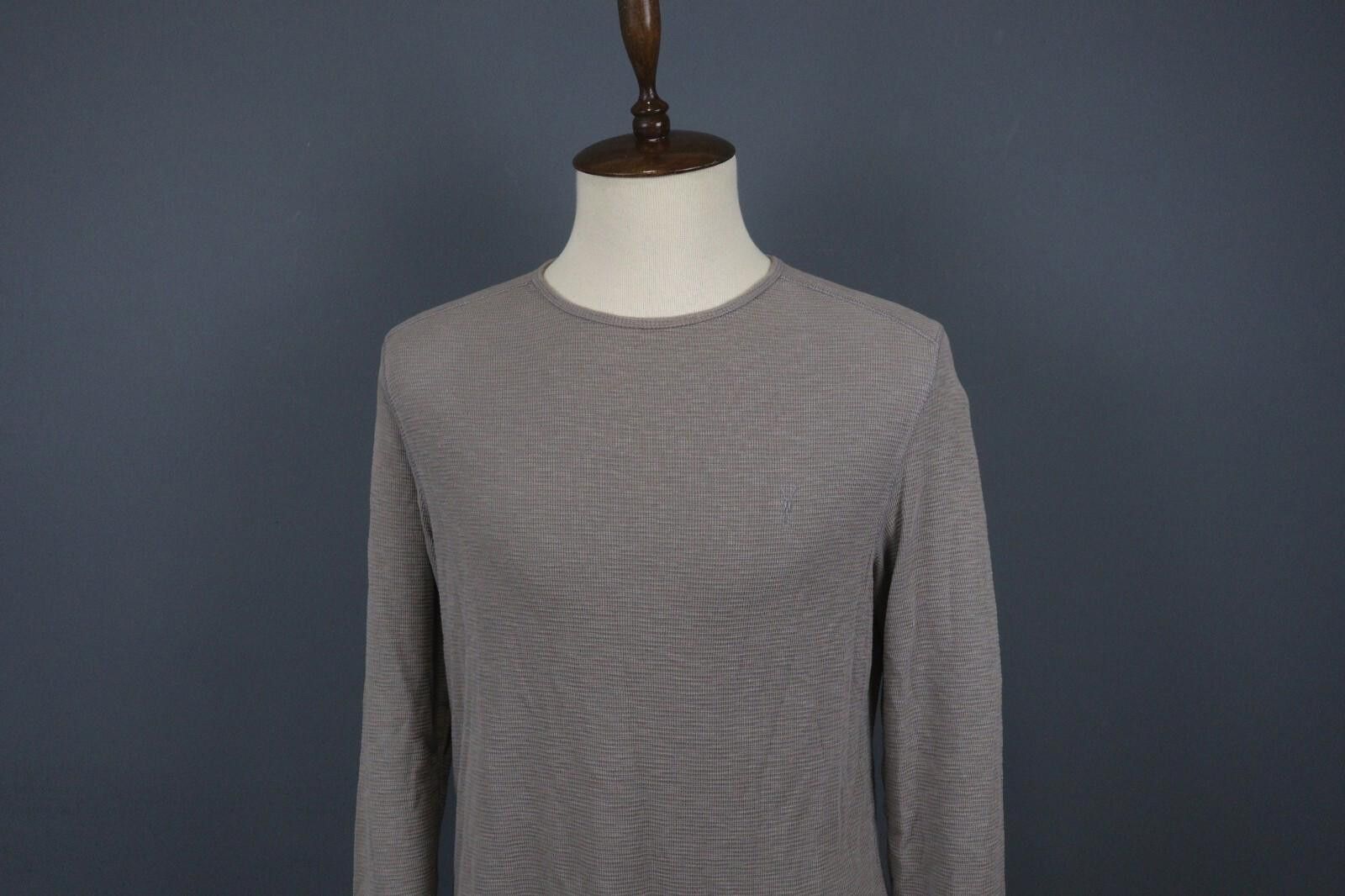 Allsaints AllSaints Clash Brown 100% Cotton T-Shirt Size M Size US M / EU 48-50 / 2 - 2 Thumbnail