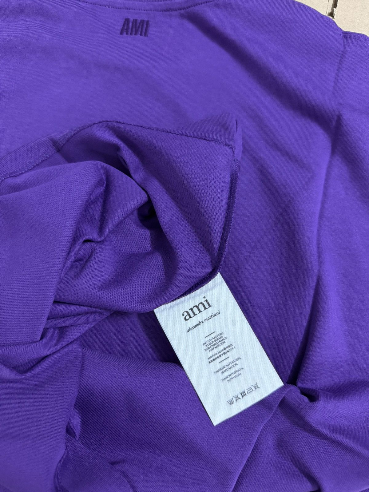AMI Ami Paris Tonal Heart T-Shirt NEW Size US S / EU 44-46 / 1 - 6 Thumbnail