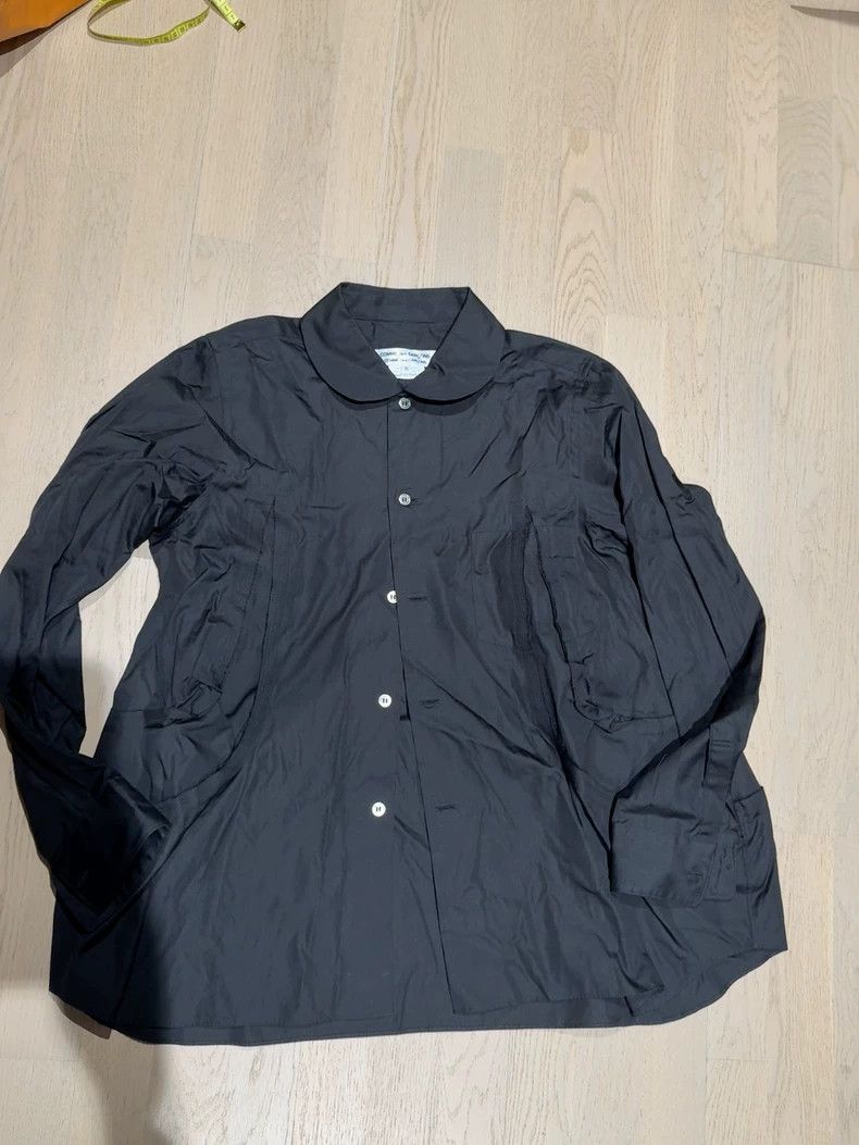 Comme des Garcons CDG comcom Peter Pan Collar A-Line Shirt - dmc Size US S / EU 44-46 / 1 - 1 Thumbnail