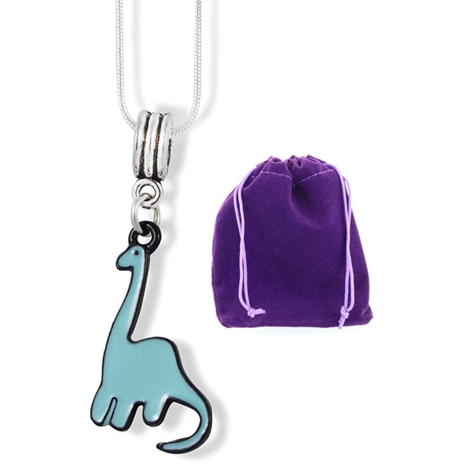 & Other Stories Bronto Brontosaurus Dinosaur Charm Necklace Pendant Jewelry Size ONE SIZE - 1 Thumbnail