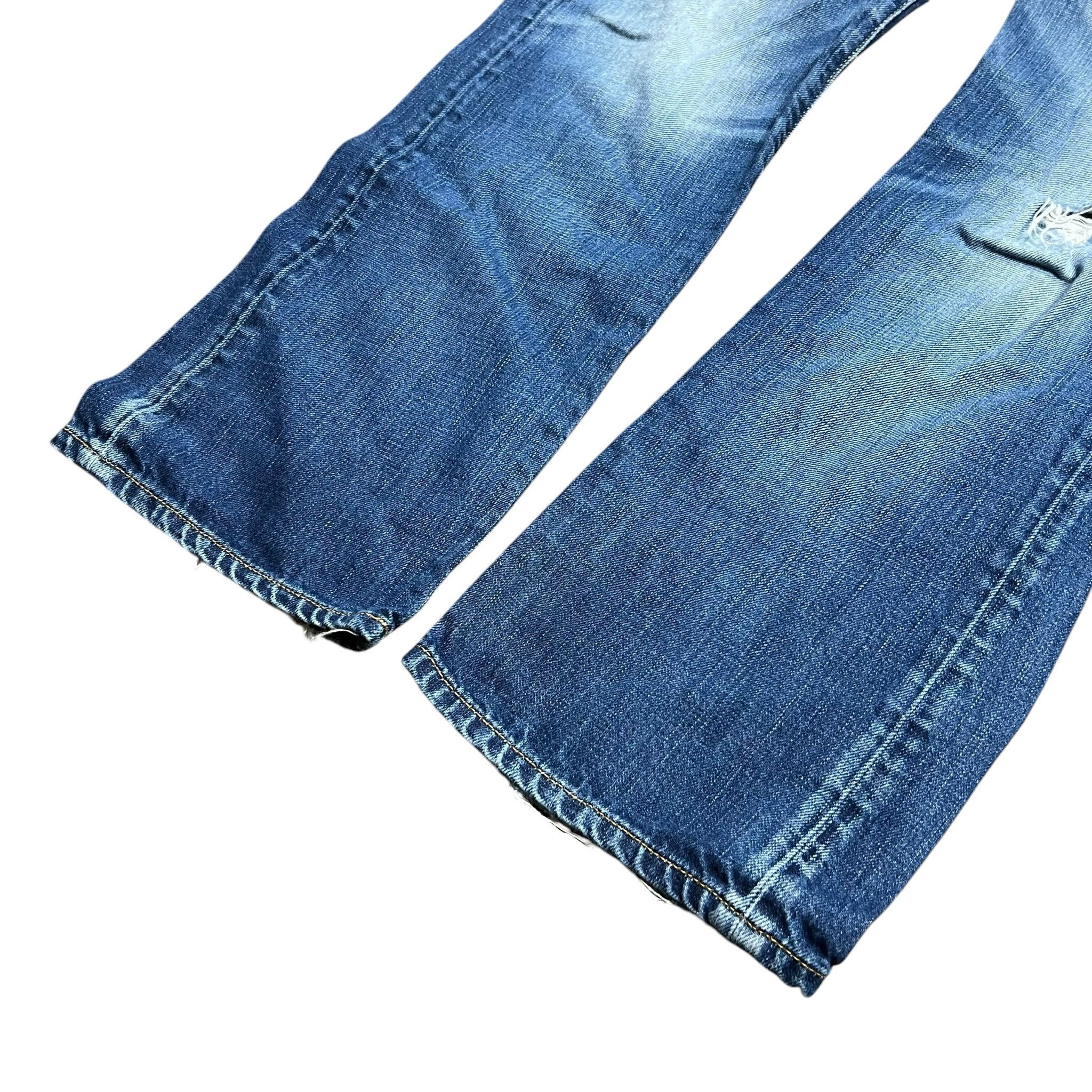 Replay Replay Waitom Faded & Distressed Denim Jeans - 33” Size US 33 - 5 Thumbnail