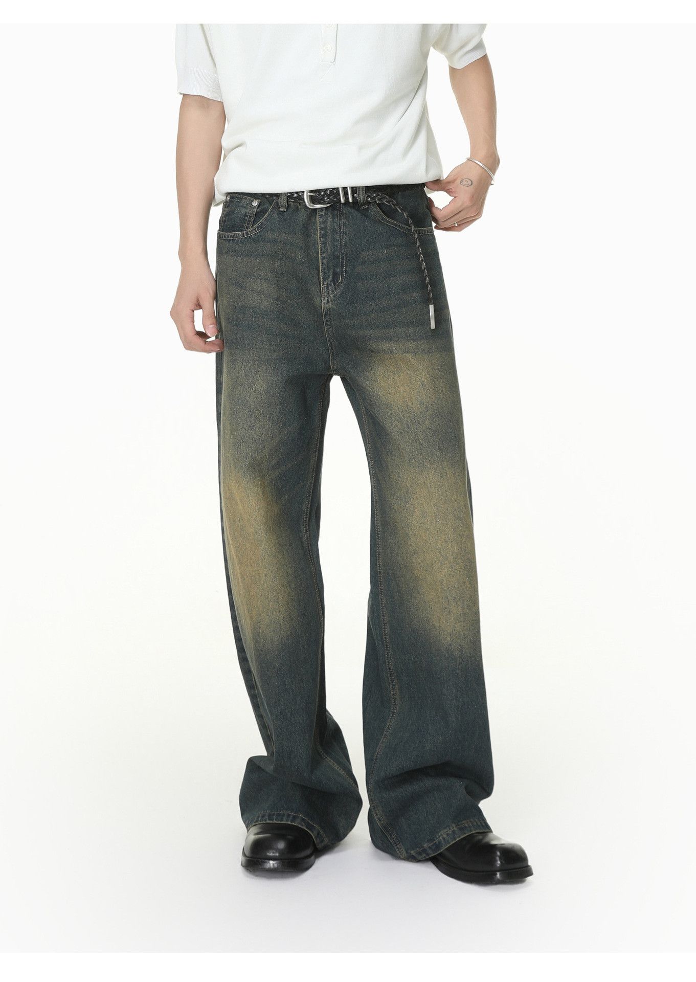 Vintage Men's American CleanFit Distressed Vintage Jeans Size US 32 / EU 48 - 1 Thumbnail