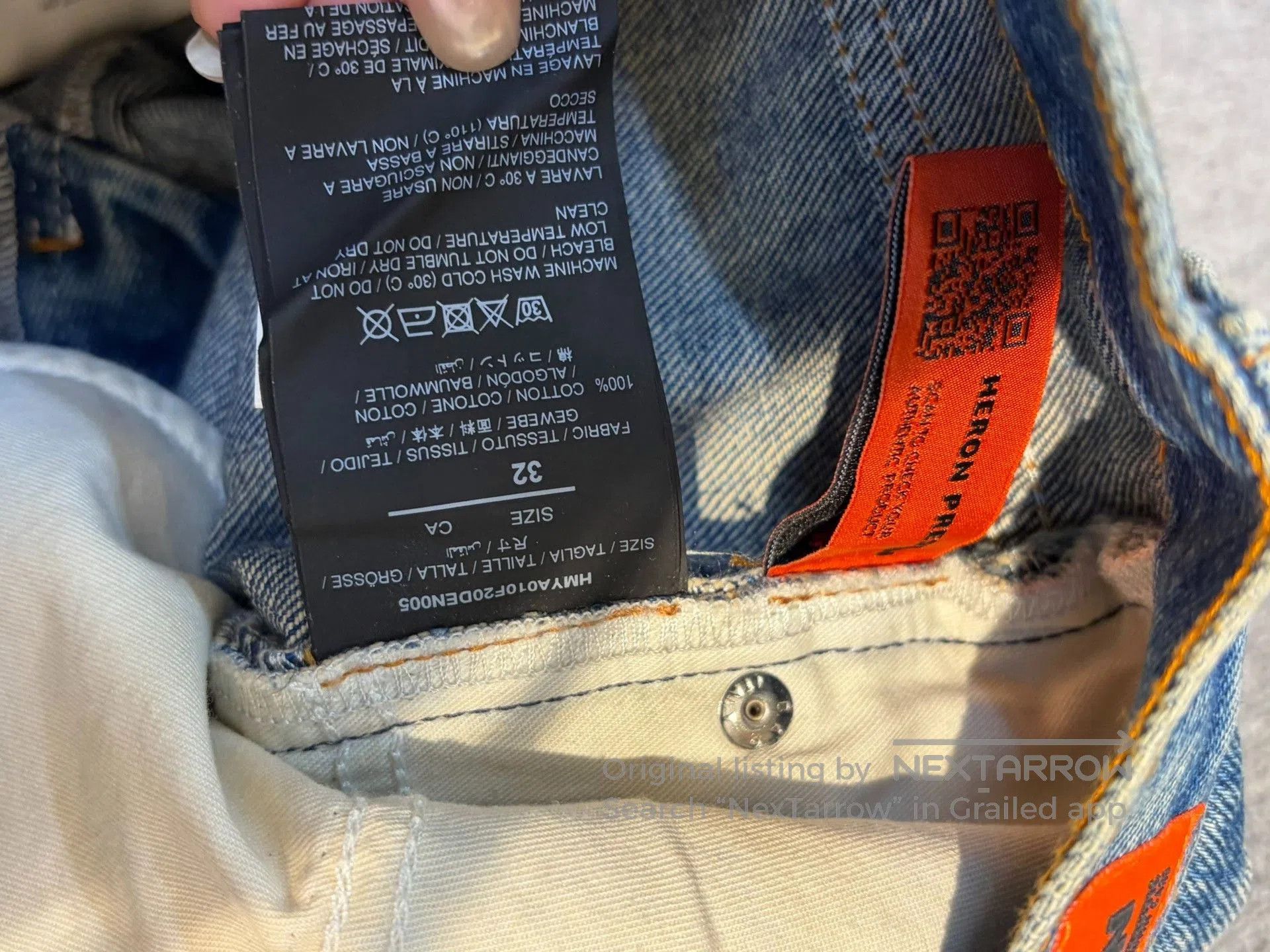 Heron Preston HERON PRESTON Men's Denim Pants. Size US 30 / EU 46 - 5 Thumbnail
